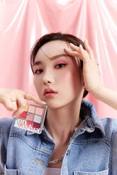 Unleashia Paleta farduri pentru ochi cu glitter N7 All of Peach Ade, 6.2g